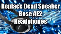 Bose AE2 Headphone Repair | Change Broken Speaker | Fix No Sound | Tutorial | Zany Geek