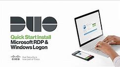 Quick Start Install Duo for RDP and Windows Logon