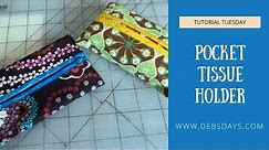 Learn How to Make a Decorative Homemade Pocket Tissue Holder with Fabric