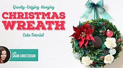 Hanging Christmas Wreath Cake Tutorial with Shani Christianson