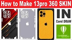iphone 13 pro 360 Skin Making | apple iphone 13 pro max | file tracing | Mobile Skin | skin making