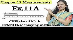Measurement of length,mass, capacity|milimetre|chapter 11 measurement Ex.11A|CBSE Class-5 math's