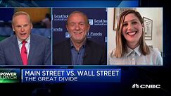 The Main Street vs. Wall Street divide