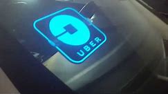 New Glowing Uber Sign - New Uber Logo