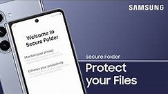 Use Secure Folder to protect your apps and files | Samsung US