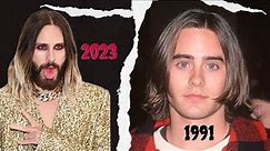 Jared Leto iconic transformation from 1991 to 2023
