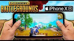 PUBG Mobile on iPhone XR Red Color Gaming Test (High-Graphics)