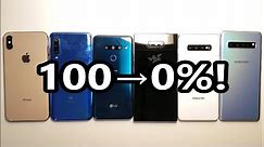Battery Life Test! Galaxy S10 5G vs Galaxy S10+, LG G8, Xiaomi Mi 9, iPhone XS Max & Razer 2