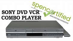 Sony DVD VCR Combo VHS Player and Recorder with DVD Player Combination System SLV-D560P Demo