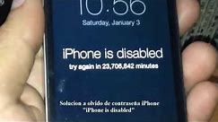 Solucion olvido contraseña iPhone 4/4s ----- How to Unlock/Fix a Disabled iPhone