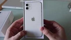 Apple iPhone 11 64GB White Unboxing