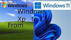 Upgrading from Windows XP to Windows 11 on actual hardware