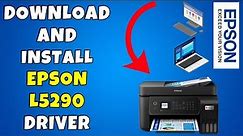 How To Download & Install Epson L5290 Printer Driver in Windows 10/11