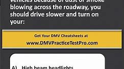 CA DMV WRITTEN TEST Senior Renewal Q64 dmv Senior Test #dmvwrittentest #dmvpracticetest