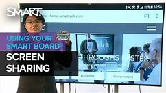 Screen Sharing with the SMART Board 2000 display (2018)
