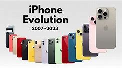 Evolution of iPhone 2007~2023