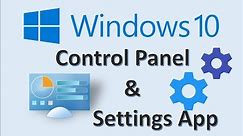 Windows 10 - Control Panel & Settings App - How to Change View and Personalize your Microsoft MS PC