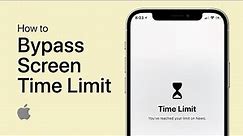 How To Bypass Screen Time Lock on iPhone - Easy Tutorial