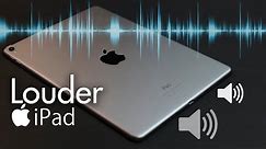 How to Make Your iPad Sound Louder (multiple ways)