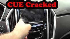 Cadillac SRX cracked Cue Screen removal & replacement 2013 2014 2015 2016 2017 ATS CTS XTS Escalade