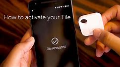 How to activate your Tile