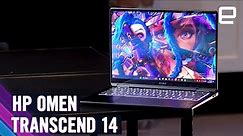 HP Omen Transcend 14 hands-on at CES 2024: The lightest 14-inch gaming laptop in the world