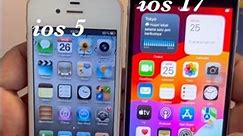 Ios 5 vs iOS 17 iPhone se 2020 vs iPhone 4s test Boot Faster #iphone4s #iphonese2020