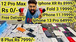Deal Iphone XR 8999/- | 12 Pro Max Rs 0/- fold 3 18999/- 11 19999/- 8 plus 7999/- Second Hand iphone