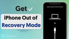 How to Get iPhone Out of Recovery Mode with or without Computer 2023