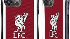 Head Case Designs Officially Licensed Liverpool Football Club Home Kit 2023/24 Hybrid Case Compatible with Apple iPhone 14 Pro