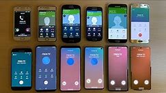 Samsung Galaxy S1-S21 12 Incoming Call Collection 2021