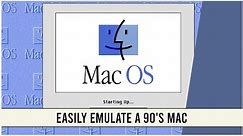 Super easy way to use Mac OS 8
