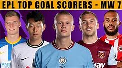 English Premier League's Top Goal Scorers 2023/2024 After Matchday 7 | EPL 2023/24