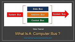 Computer Bus | What Is A Computer Bus ? | Computer Bus Types