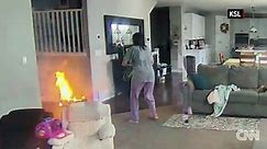 Video shows hoverboard burst into flames in home