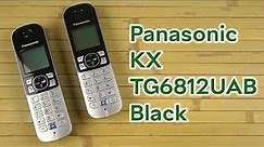 Розпаковка Panasonic KX-TG6812UAB Black