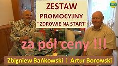 ZA PÓŁ CENY - ZESTAW PROMOCYJNY "ZDROWIE NA START" Zbigniew Bańkowski odc 16 STUDIO 2023