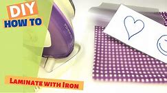 Laminate with Iron | How to laminate even without a laminator
