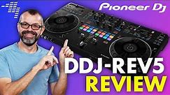 Pioneer DJ DDJ-REV5 Review - All New Features Demoed! [Piano Play, Auto BPM Transition, Stems..]