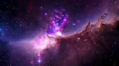 Space Background 4K looped screensaver