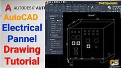 AutoCAD Electrical control Panel Board Drawing Tutorial for Electrical, Electronic Telecommunication