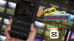 How to Make Meme Video Calculation effect in Capcut