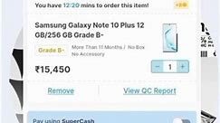 Samsung Galaxy Note 10 Plus 12/256Gb 🤯🔥| How To Order For Subscriber #cashifysupersale #shorts