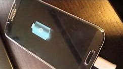 Samsung Galaxy S4 Won't Boot Unless Plugged In - Stuck At Battery Screen Vibrates Turns Off