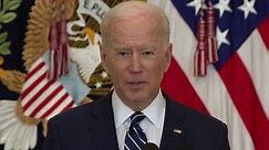 Biden pressed on lack of transparency at press conference