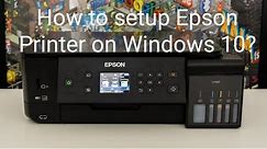 Epson Connect Printer Setup Utility | epson.com/connect | Steps Install Epson Printer on Windows 10