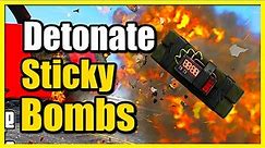 How to Detonate Sticky Bomb in GTA 5 Online on Foot or Vehicle (Fast Tutorial)
