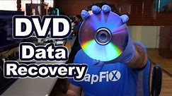 How to Recover Data from a Damaged DVD