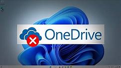 Disable Onedrive in Windows 11 | How To Remove onedrive on windows 11 | Turn Off ONEDRIVE ☁ ❌