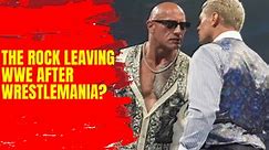 You won't see The Rock after WrestleMania 40!